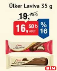 ÜLKER LAVİVA ÇİKOLATA 35 G